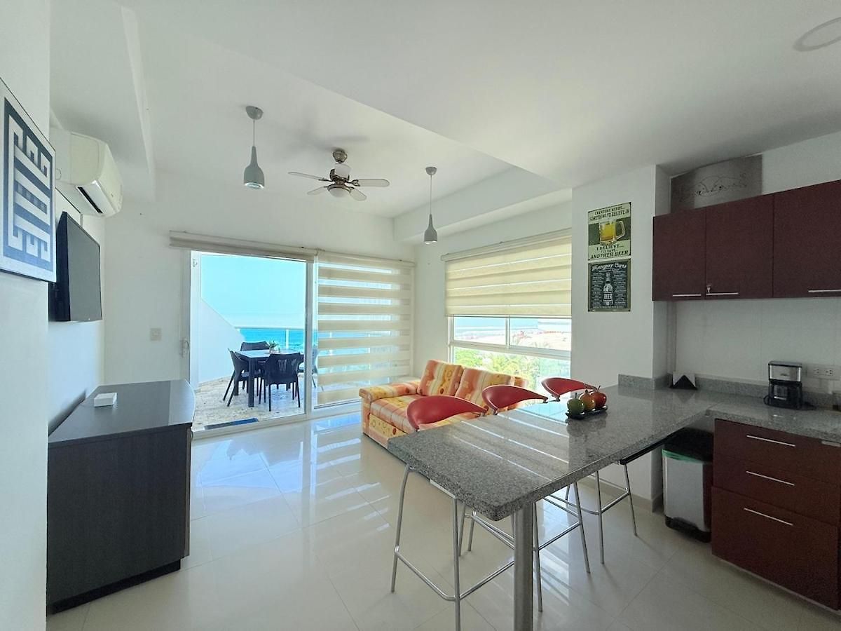Apartamento Apartamento frente al mar vistas panoramicas y piscina Cartagena